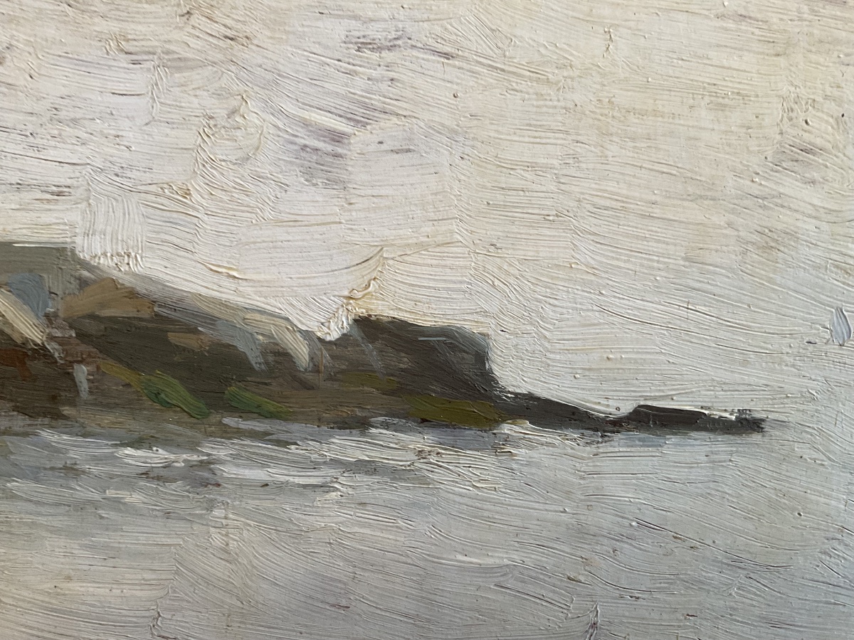 Oil On Panel, Signed -photo-3