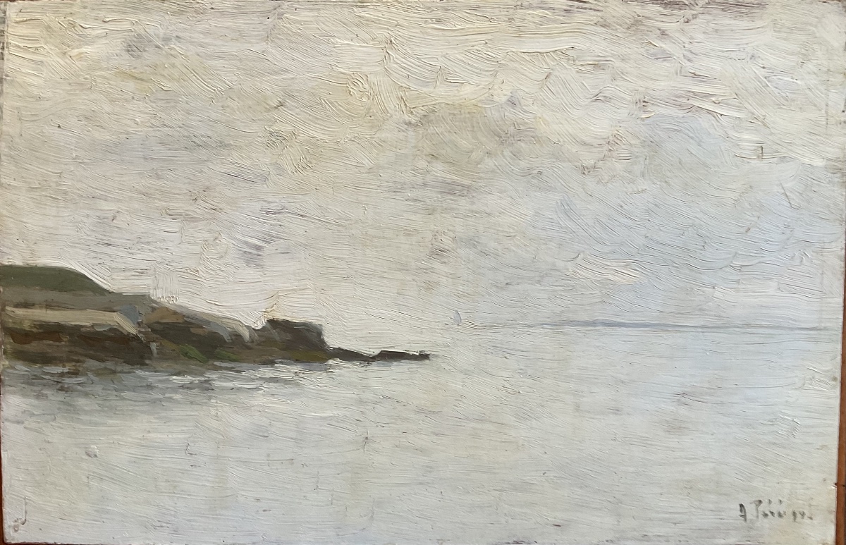 Oil On Panel, Signed 