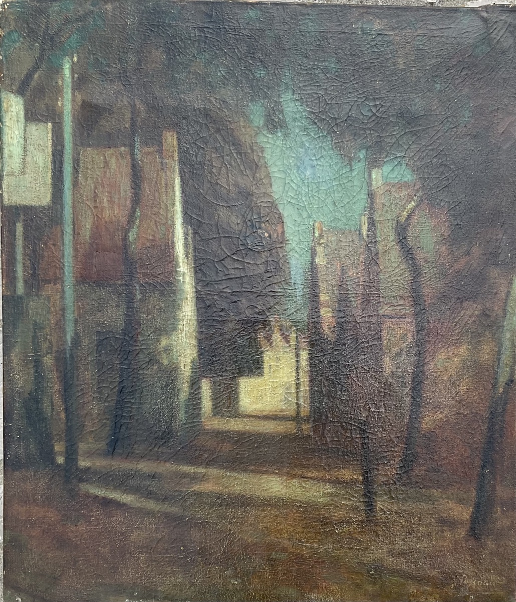 Landscape At Dusk By Josef Posenaer (1876–1933)