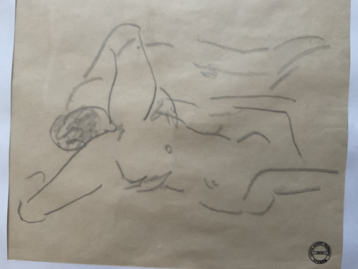 Erotic Drawing By Albert Marquet-photo-1