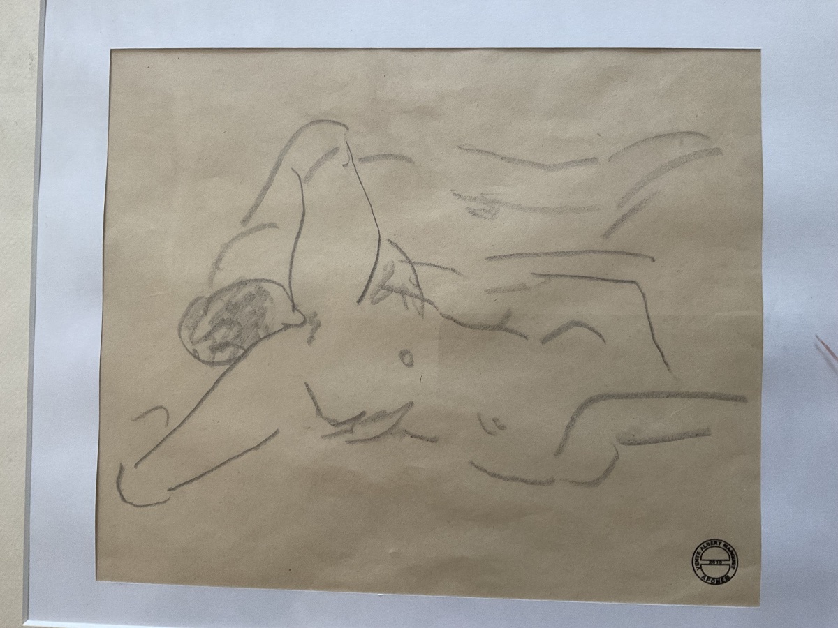 Erotic Drawing By Albert Marquet-photo-4