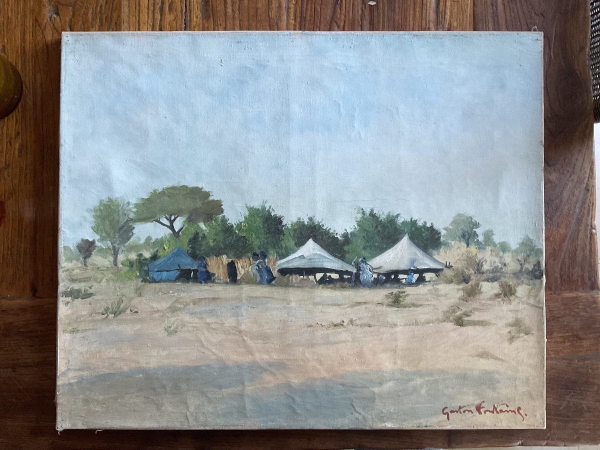 Campement Maure Hst signe Fontaine-photo-3