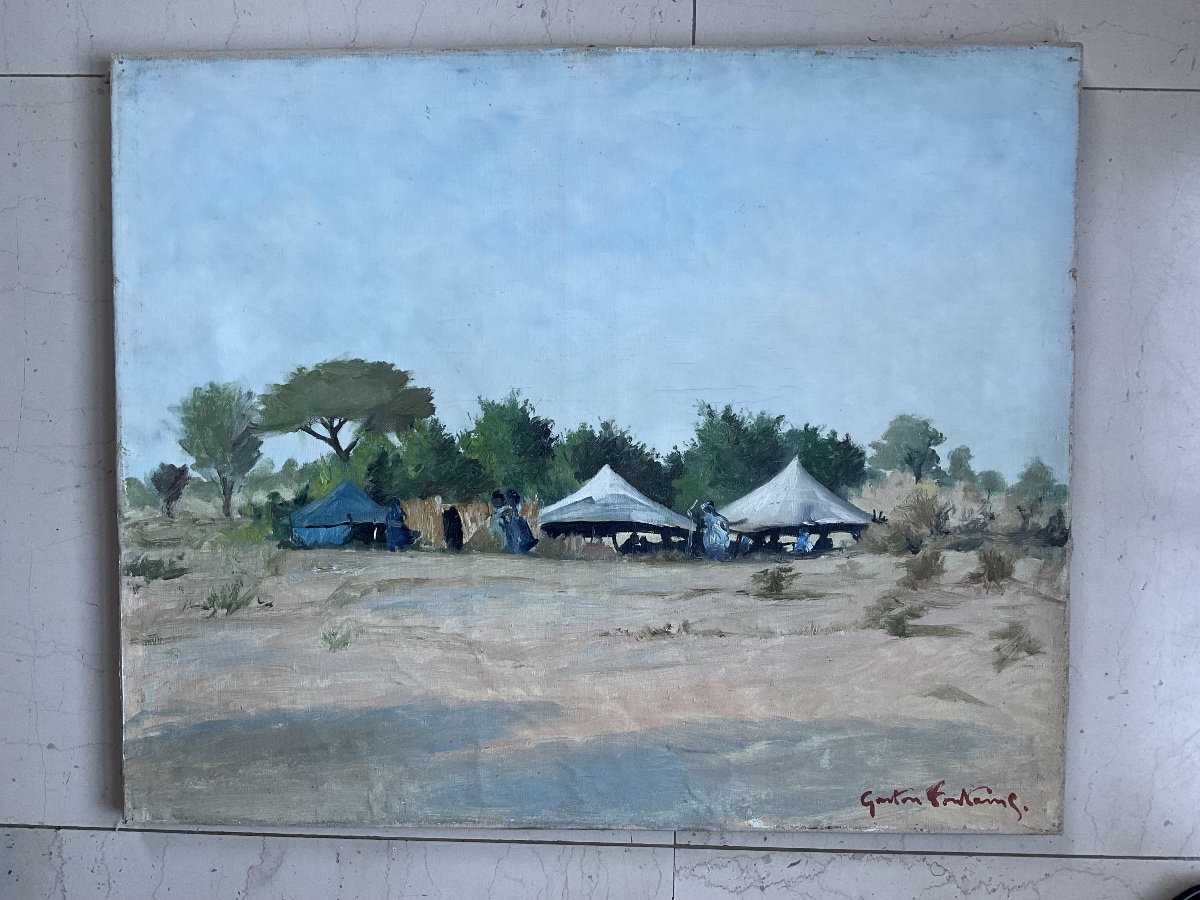 Campement Maure Hst signe Fontaine