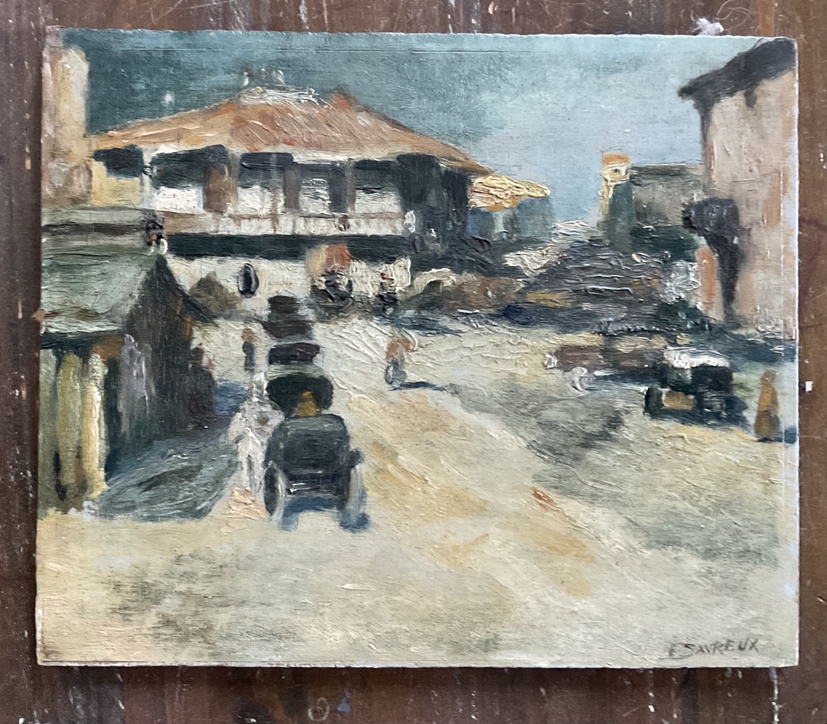 "madagascar" By Savreux, Oil On Wood