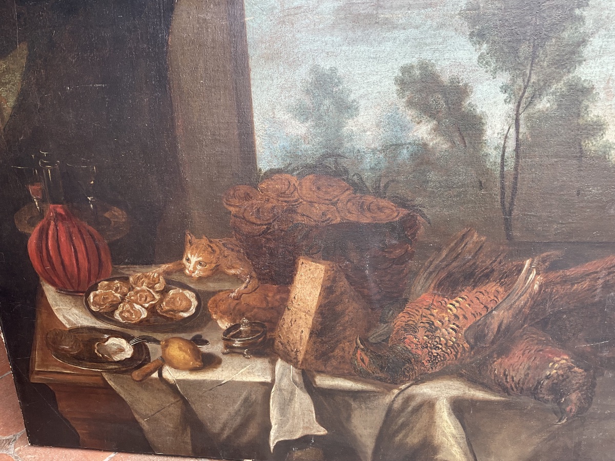Large-format Genre Painting By Oudry, 96//133-photo-4