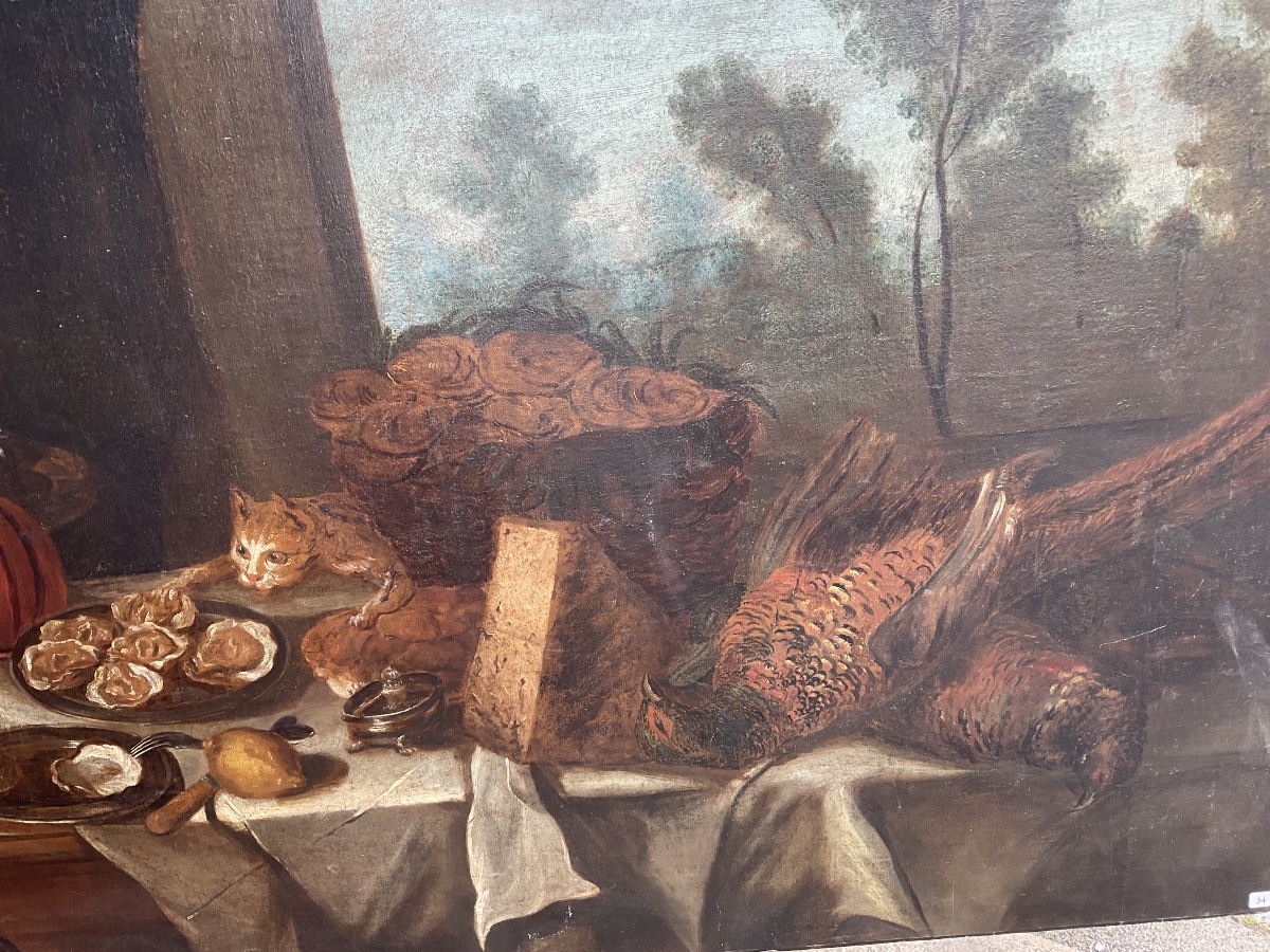 Large-format Genre Painting By Oudry, 96//133-photo-3