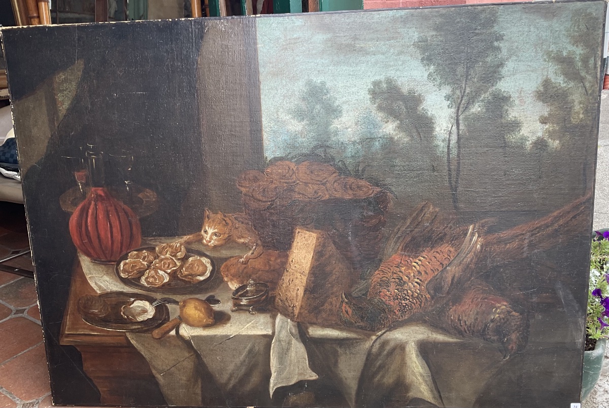 Large-format Genre Painting By Oudry, 96//133