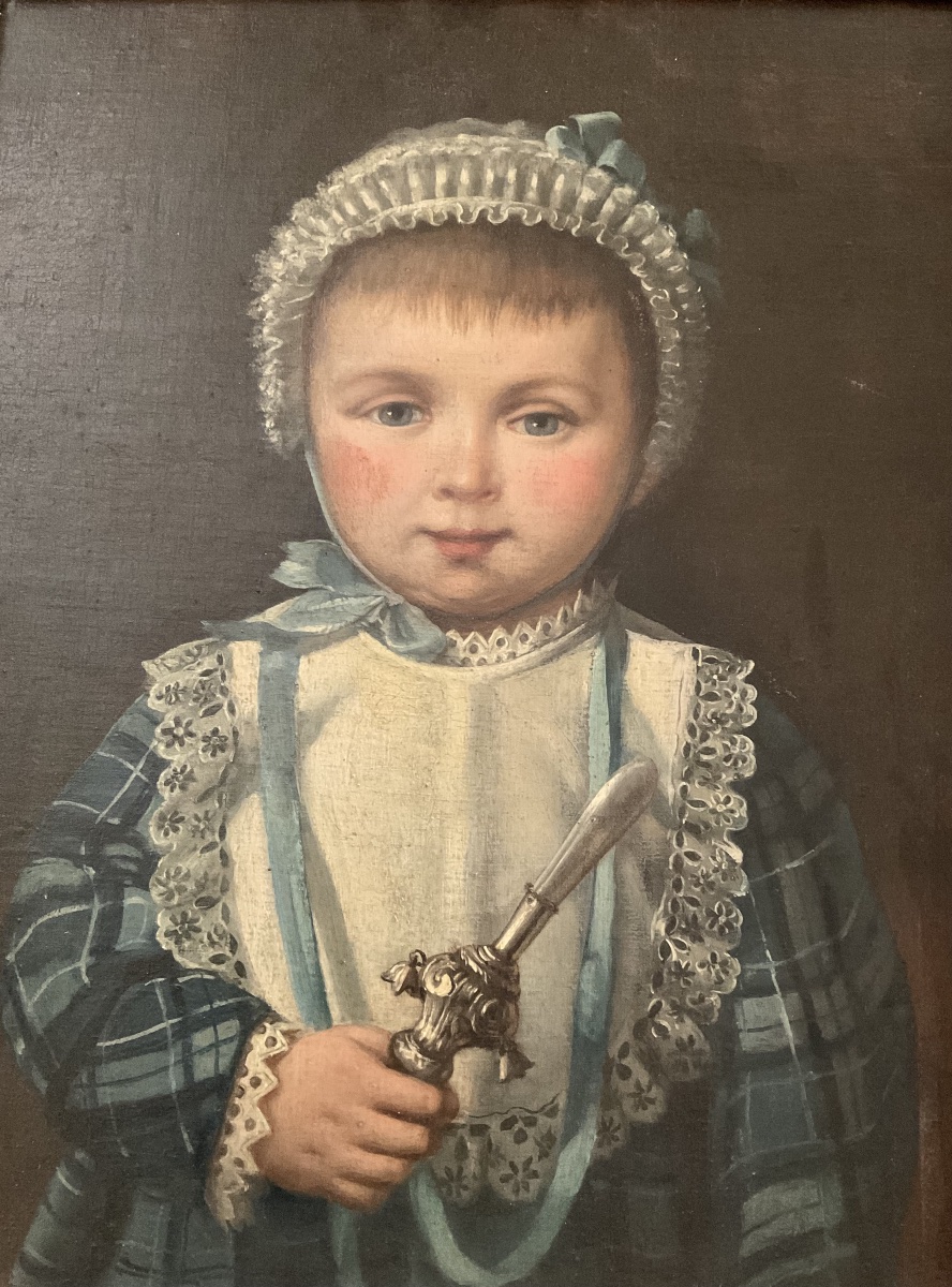 Portrait Of A Child With A Rattle, 1882hst-photo-1