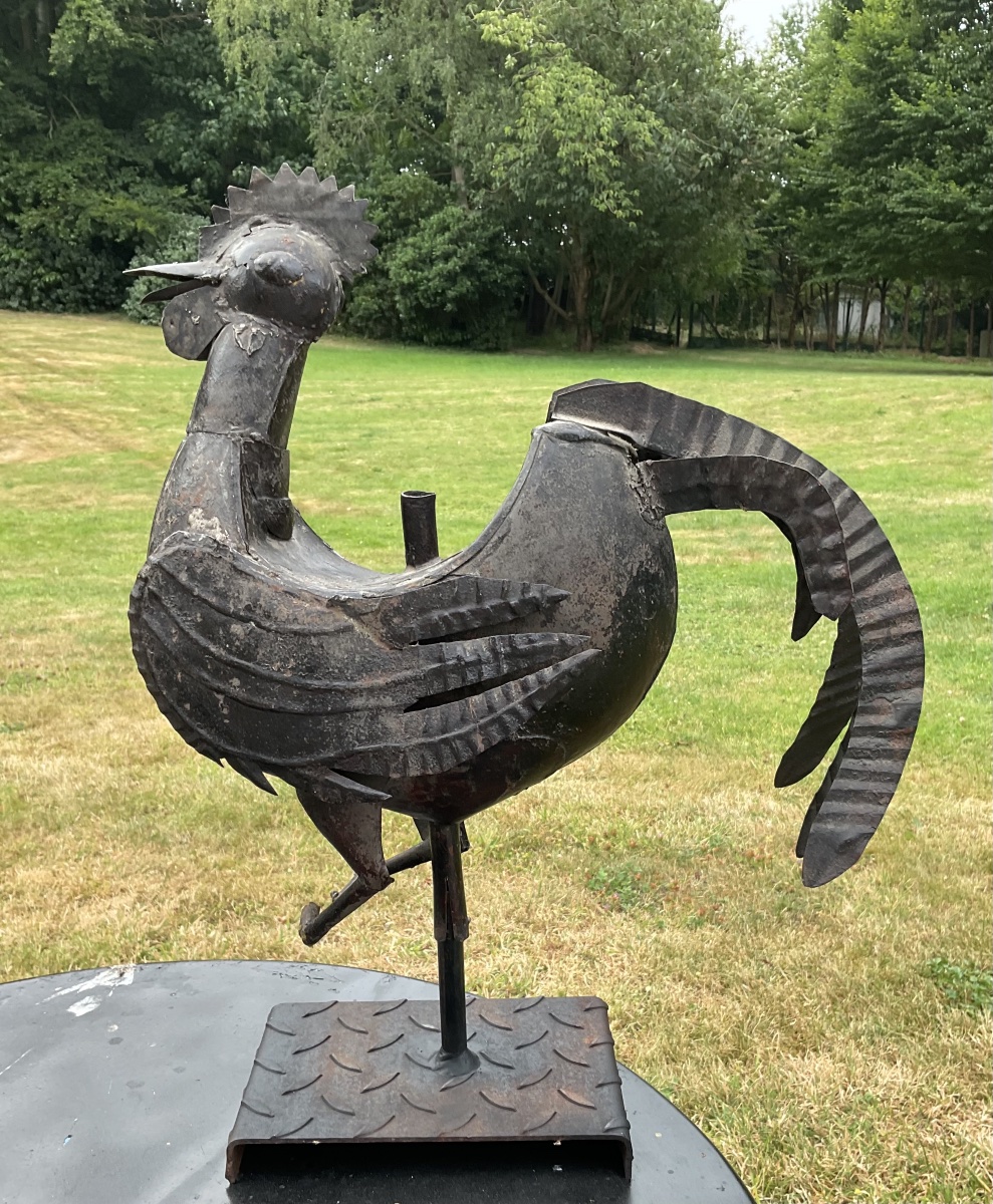 Iron Church Spire Rooster  Base-photo-2
