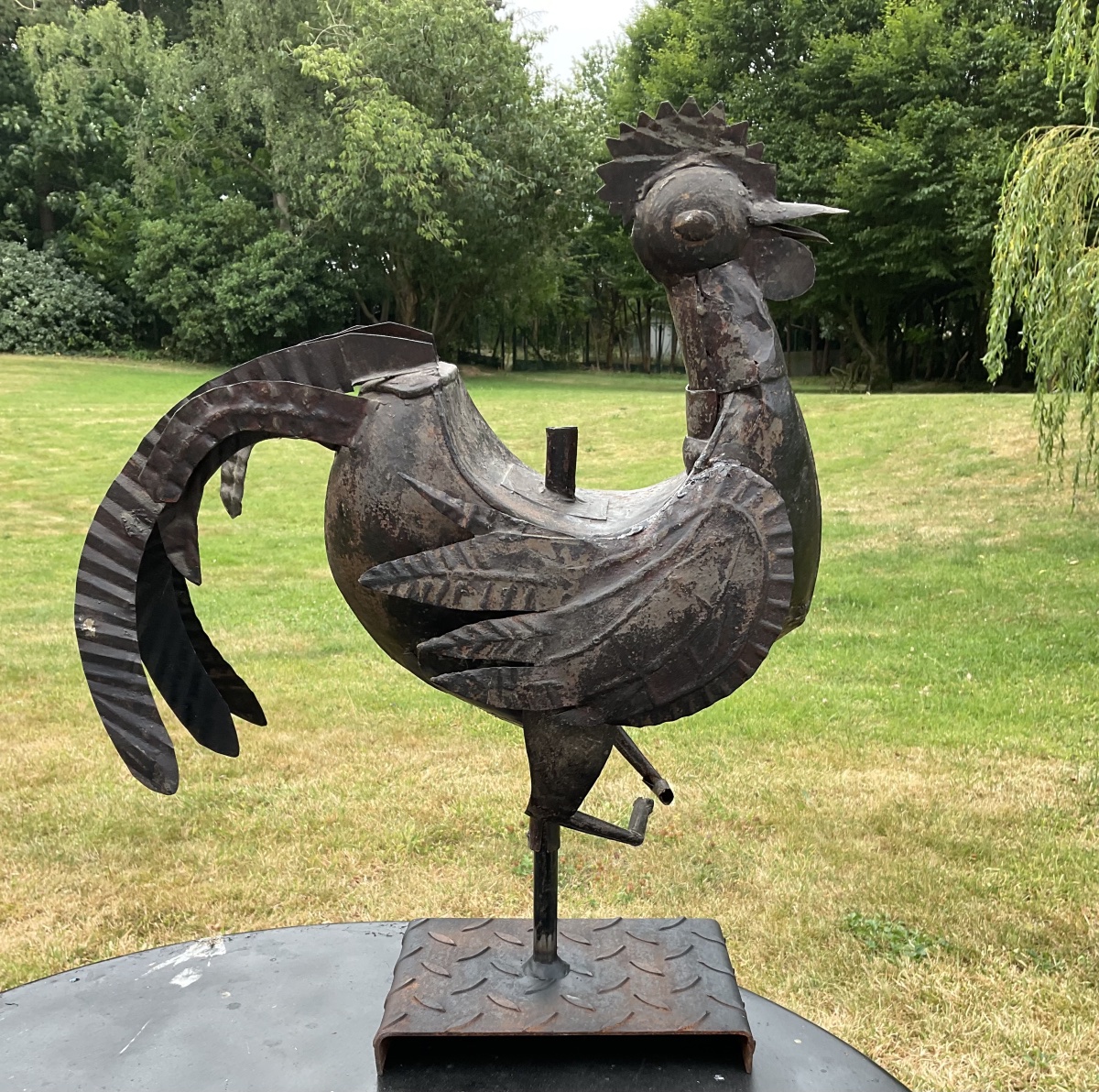 Iron Church Spire Rooster  Base-photo-4