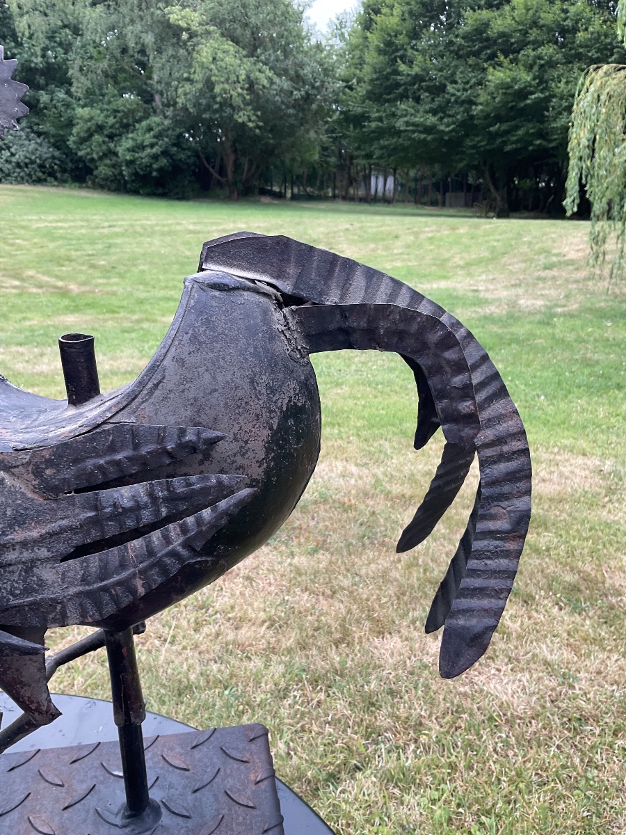 Iron Church Spire Rooster  Base-photo-3