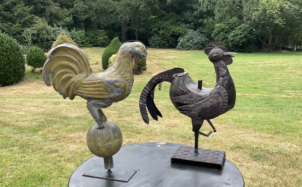 Iron Church Spire Rooster  Base-photo-4