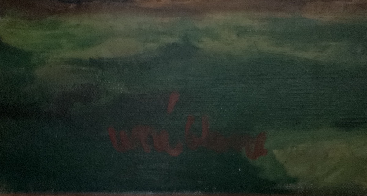 Property In l'Isle-adam, Oil On Canvas, Signed-photo-4
