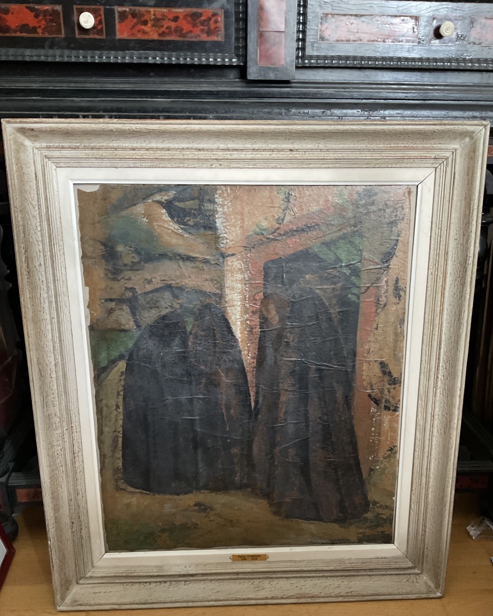 Félix Tobeen Mixed Media: Religious Figures In The Basque Country-photo-2
