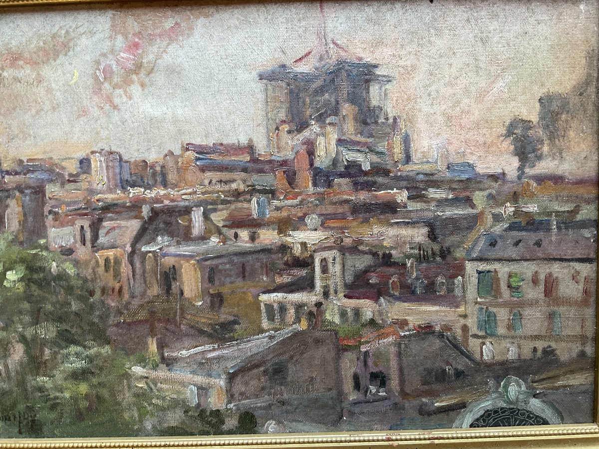H Bonnefoy huile sur toile