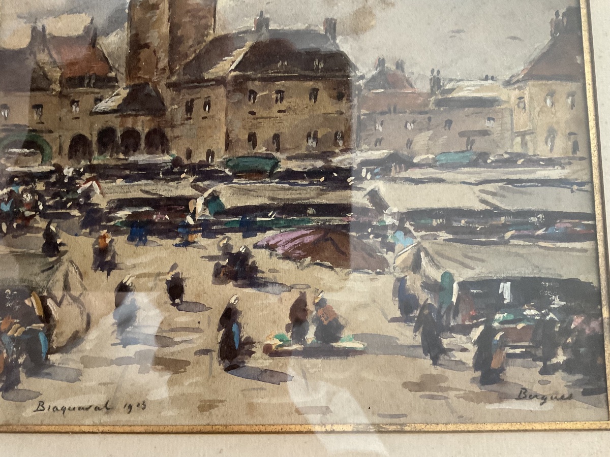 Watercolor With Gouache By Louis Braquaval-photo-2