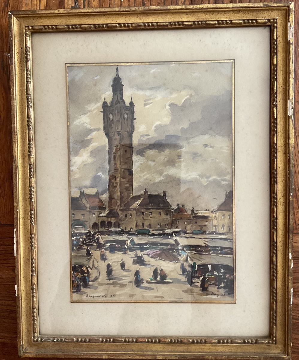 Watercolor With Gouache By Louis Braquaval-photo-1