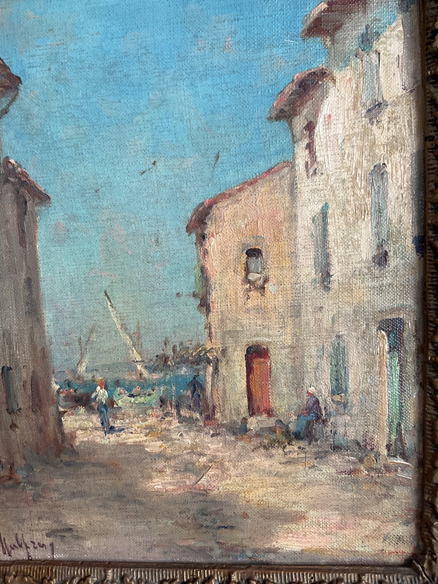 Framed Painting By Malfroy, *les Martigues*