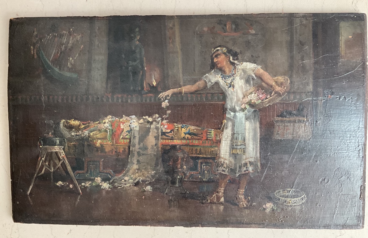 Oil On Wood  Egypt -photo-2