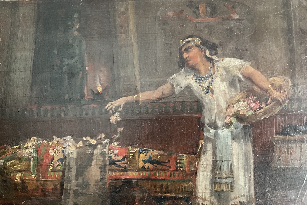 Oil On Wood  Egypt -photo-3