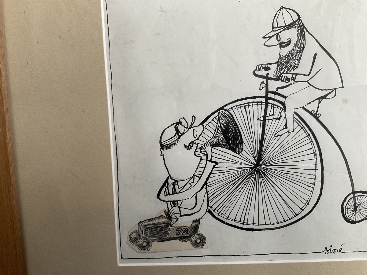 Cyclist Illustration By Sine