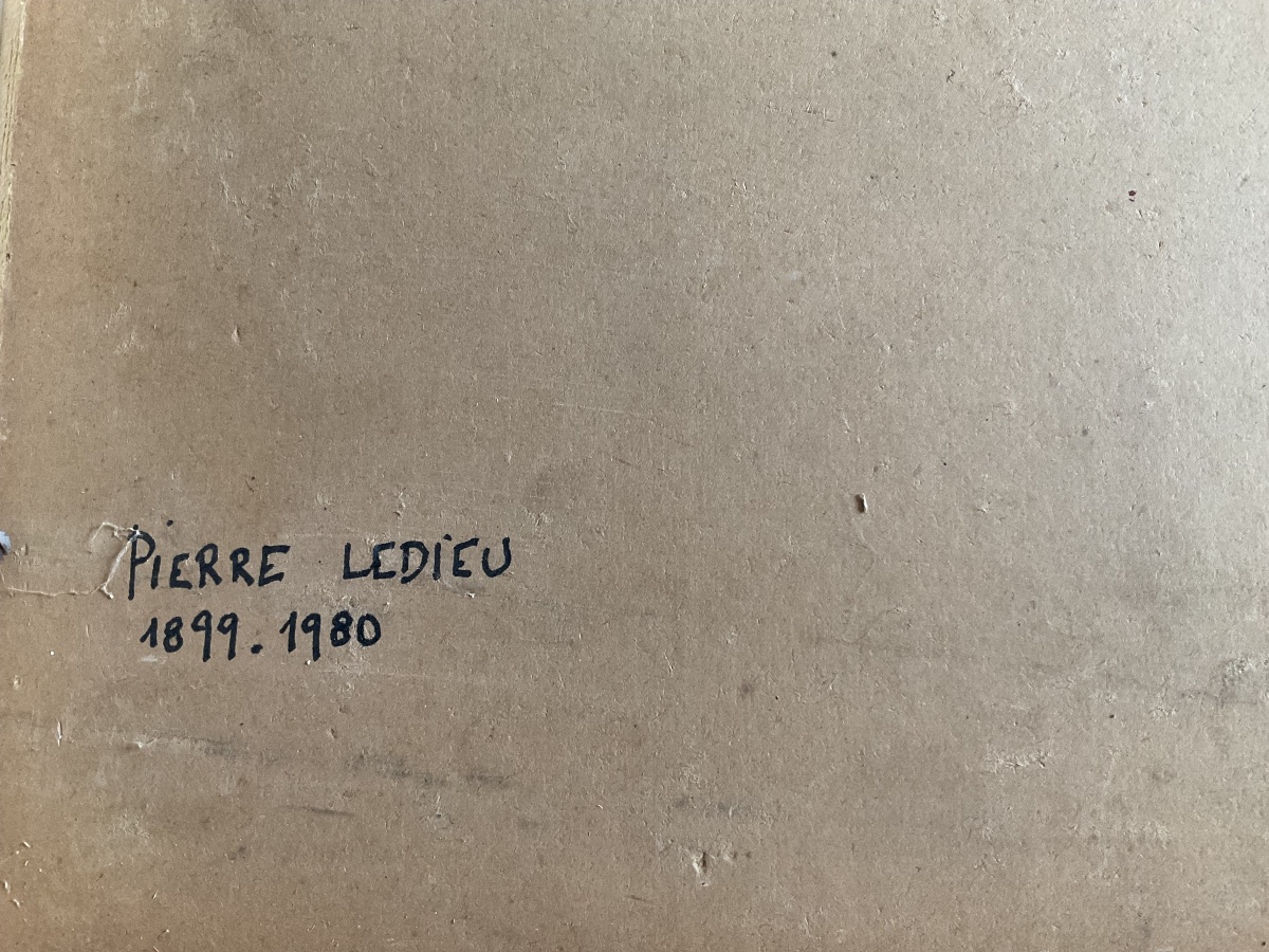 Carton de Pierre Ledieu 1899/1980-photo-1