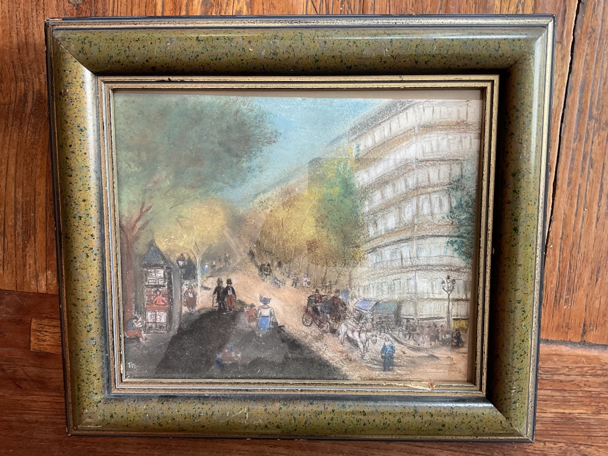 Pastel Paris vers 1900-photo-2