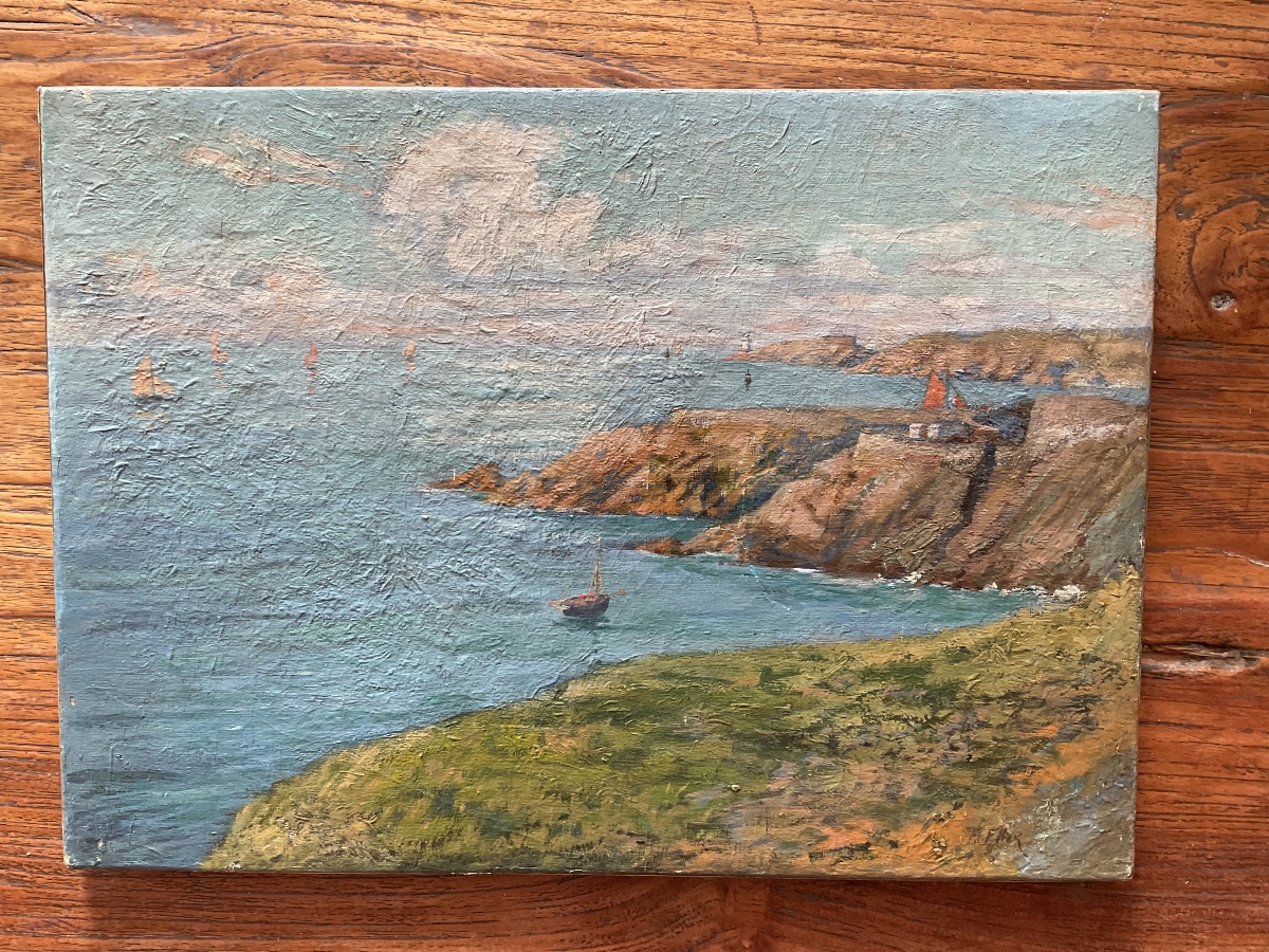 Toile Bretagne par Auguste Émile Flick-photo-6