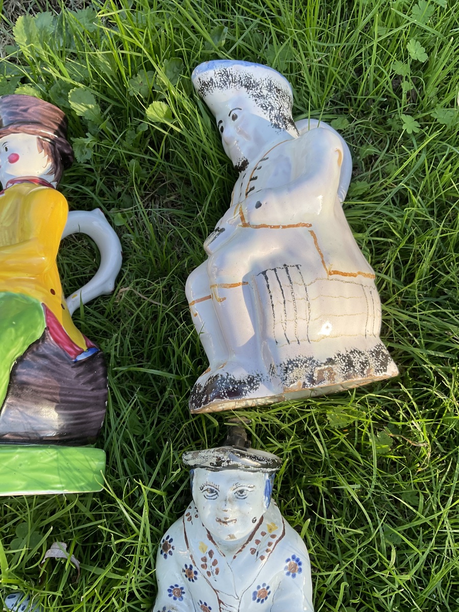 18th, 19th, And 20th-century Collection Of Pitchers, As-is, Grade 7-photo-3
