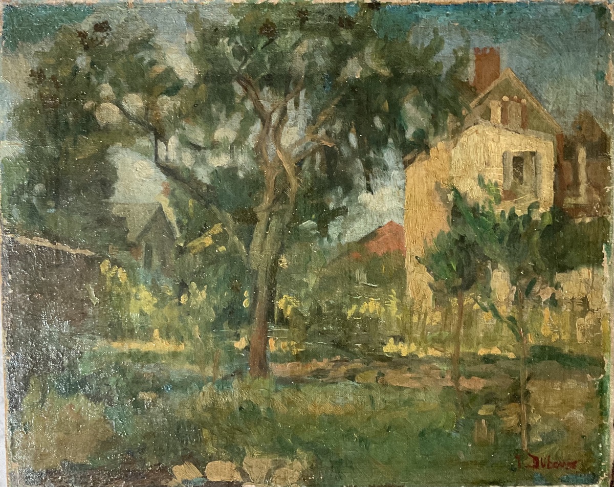 Canvas Mounted On Wood, A Very Impressionist Landscape 