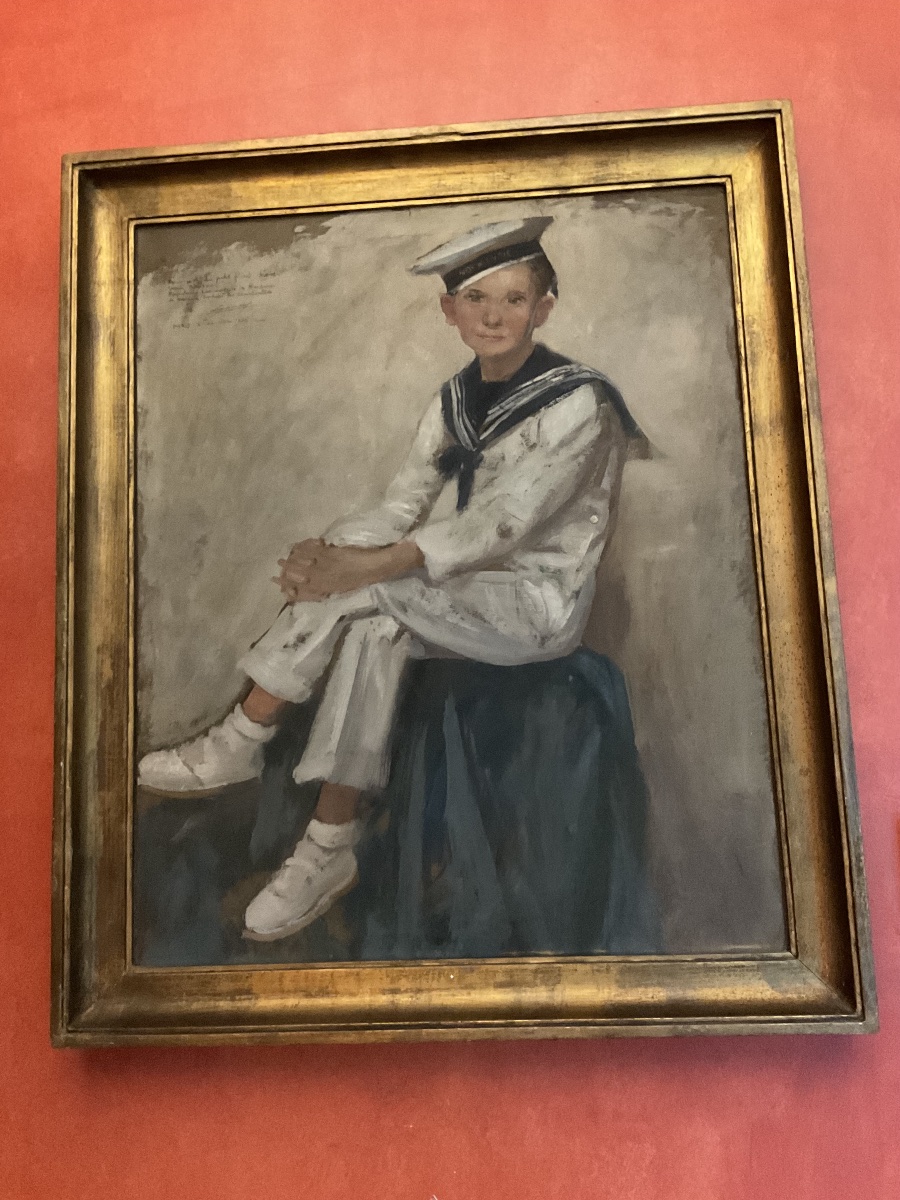 Jonas  Lucien portrait de son filleul 1935-photo-2