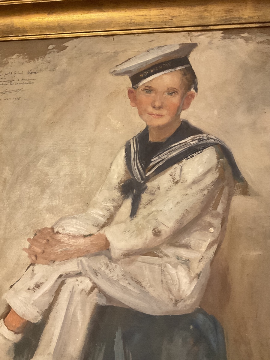 Jonas  Lucien portrait de son filleul 1935-photo-3