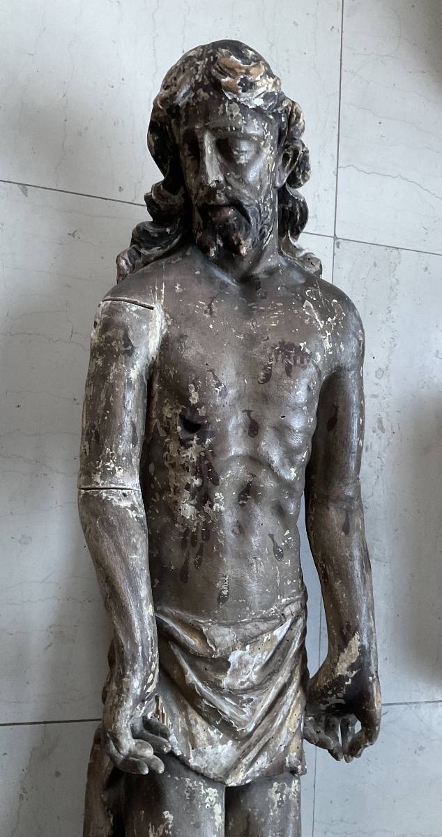 The Risen Christ, Wood, 17th-century Spain, 109 Cm-photo-2