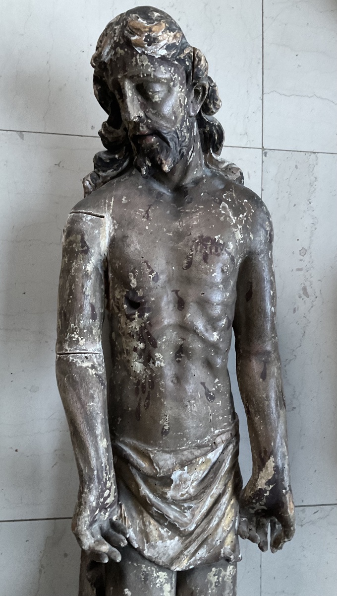 The Risen Christ, Wood, 17th-century Spain, 109 Cm-photo-5