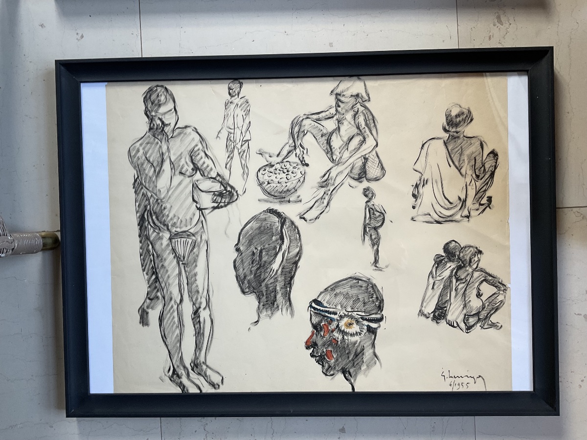 Dessin africaniste annee50