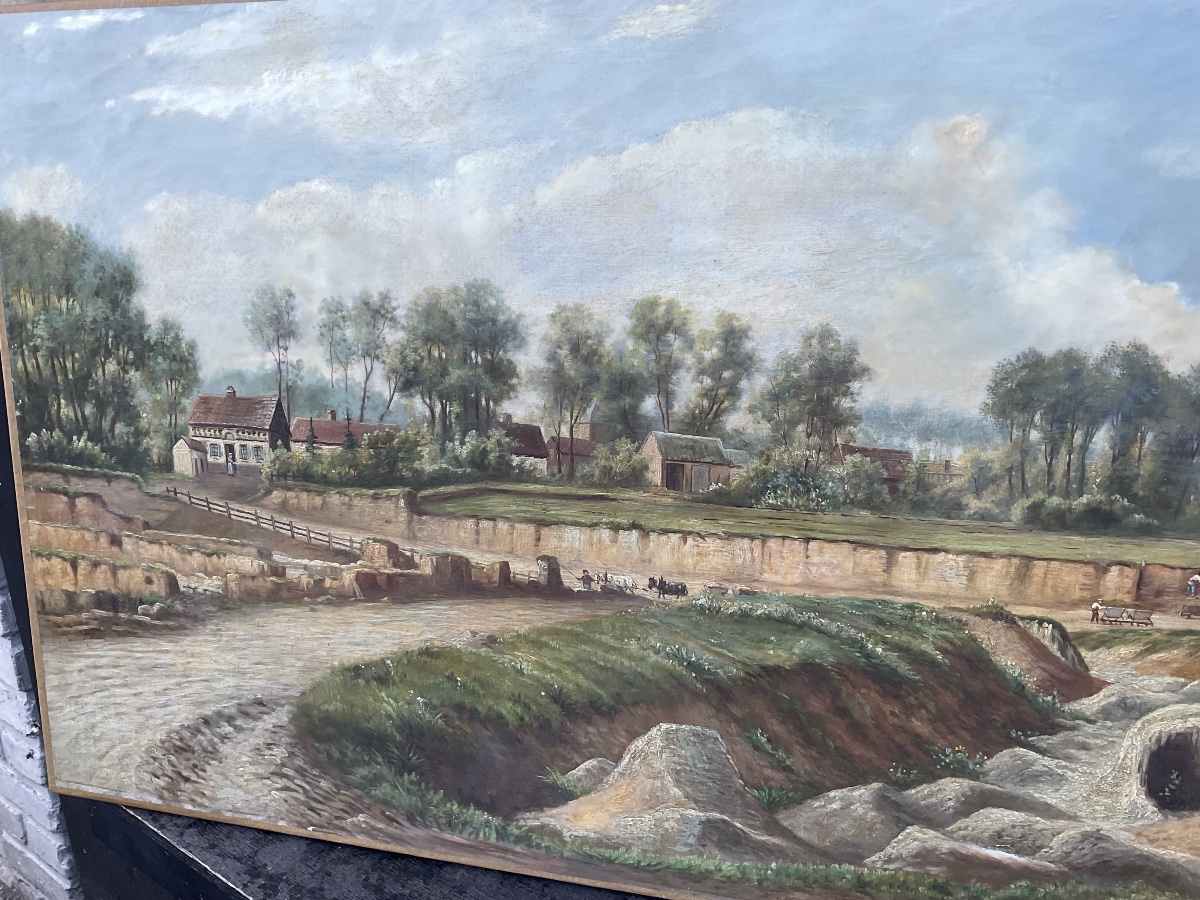 Le Vimeu deux grands tableaux naïfs 1900-photo-3