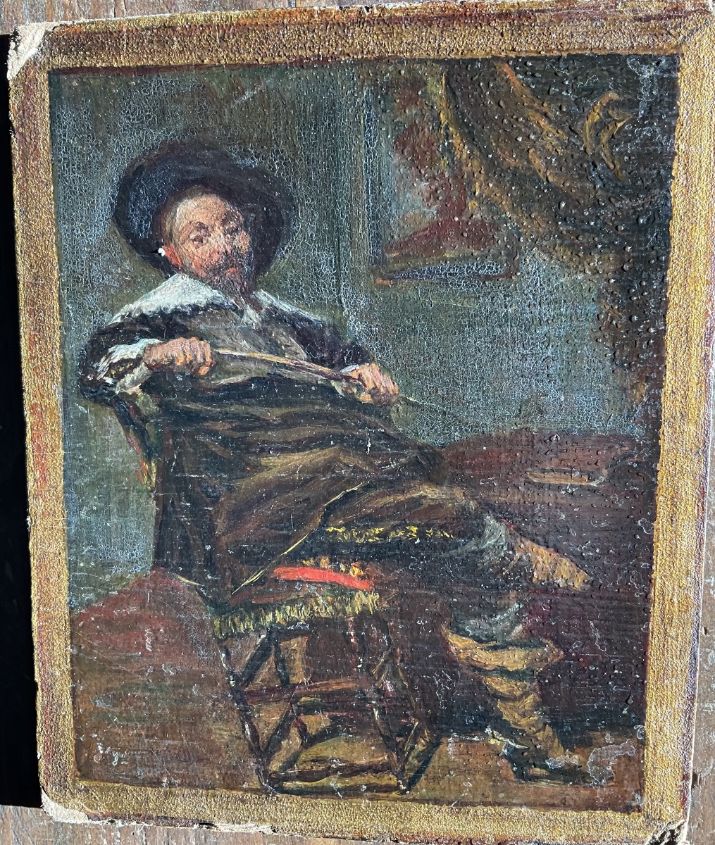Small Cardboard Print From The Early 19th Century; Copy Of Halls-photo-2