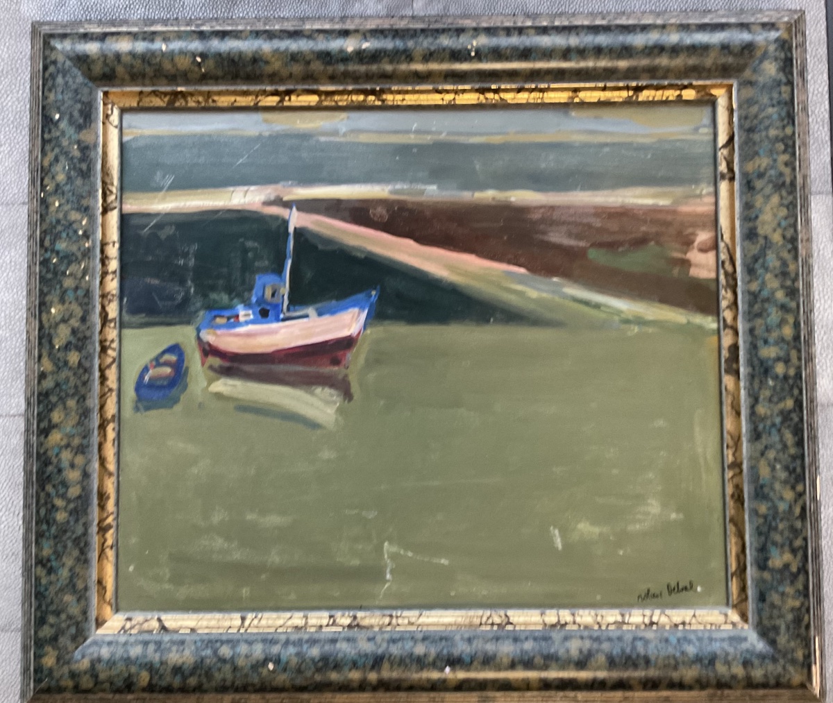 Robert Delval bateaux au port