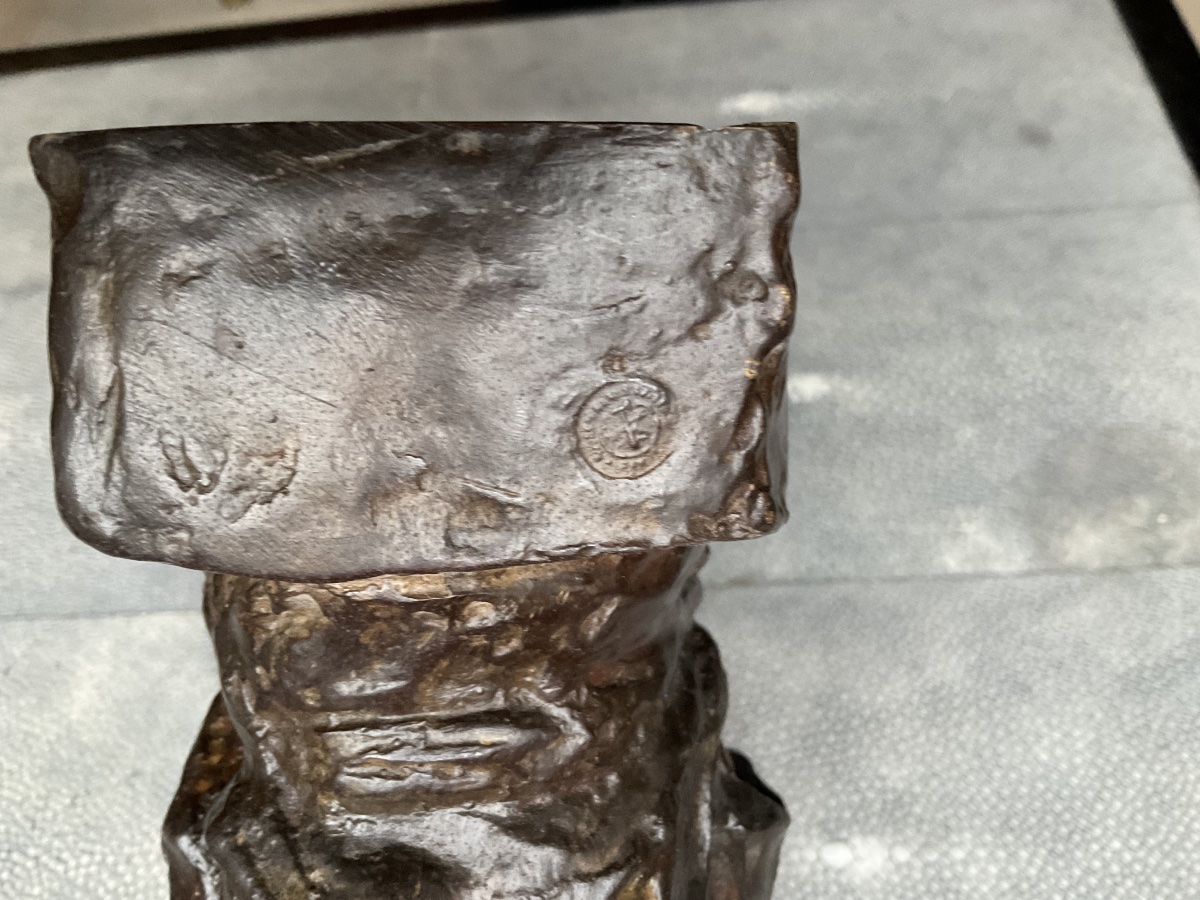 "african Motherhood," Bronze By Alfredo Pina -photo-2