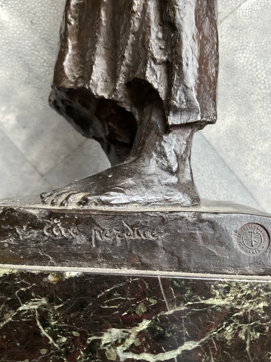 Clarisse Lévy Kingbourg  Maternité Africaine bronze-photo-3
