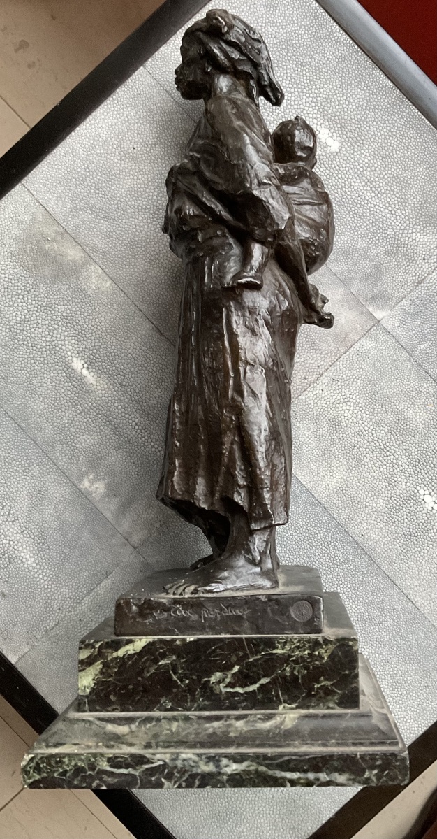 Clarisse Lévy Kingbourg  Maternité Africaine bronze-photo-4