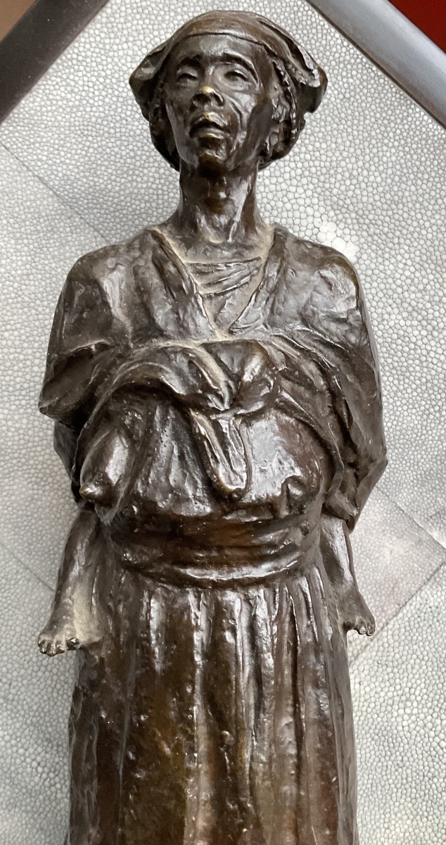 Clarisse Lévy Kingbourg  Maternité Africaine bronze-photo-1