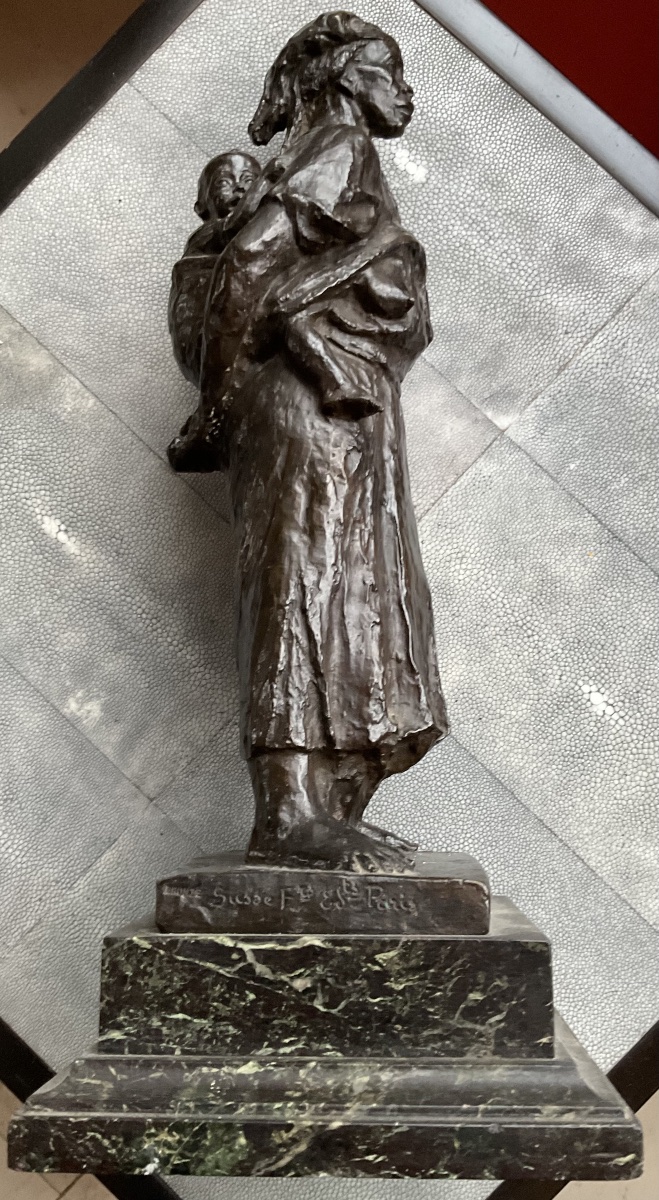 Clarisse Lévy Kingbourg  Maternité Africaine bronze-photo-6