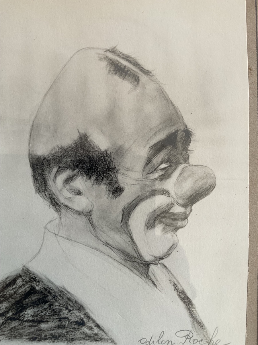 Clown Head By Odilon Roche-photo-4