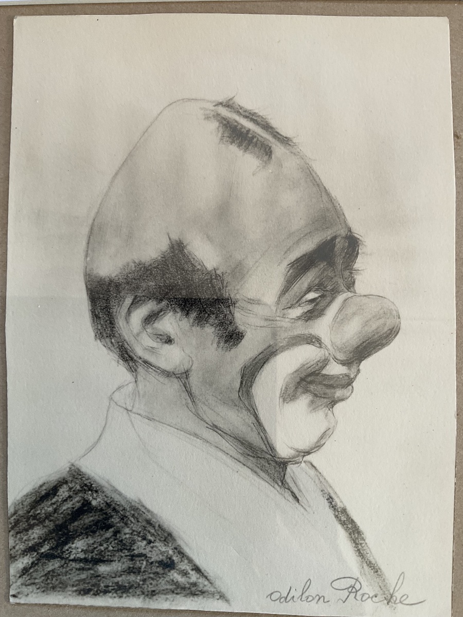 Clown Head By Odilon Roche