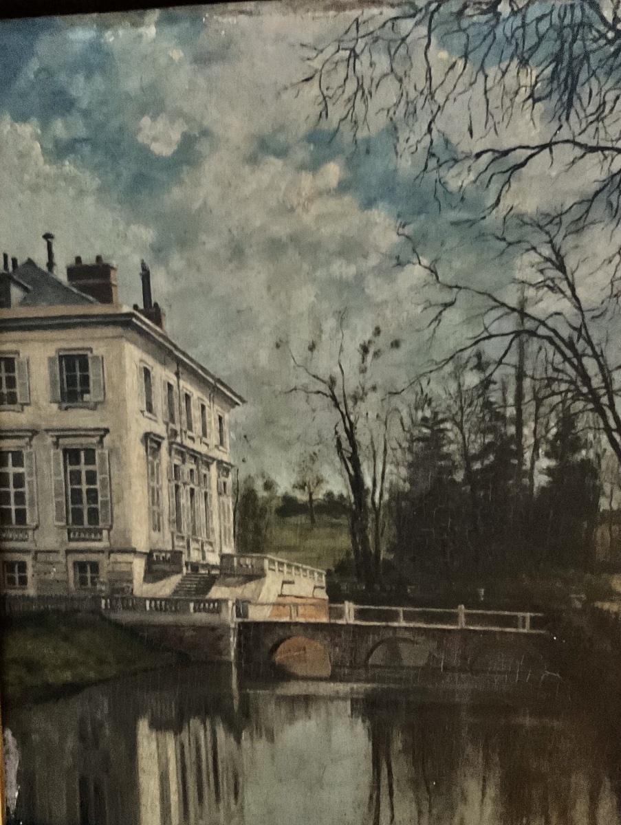 Brevannes Castle, 1885, Oil On Canvas-photo-3