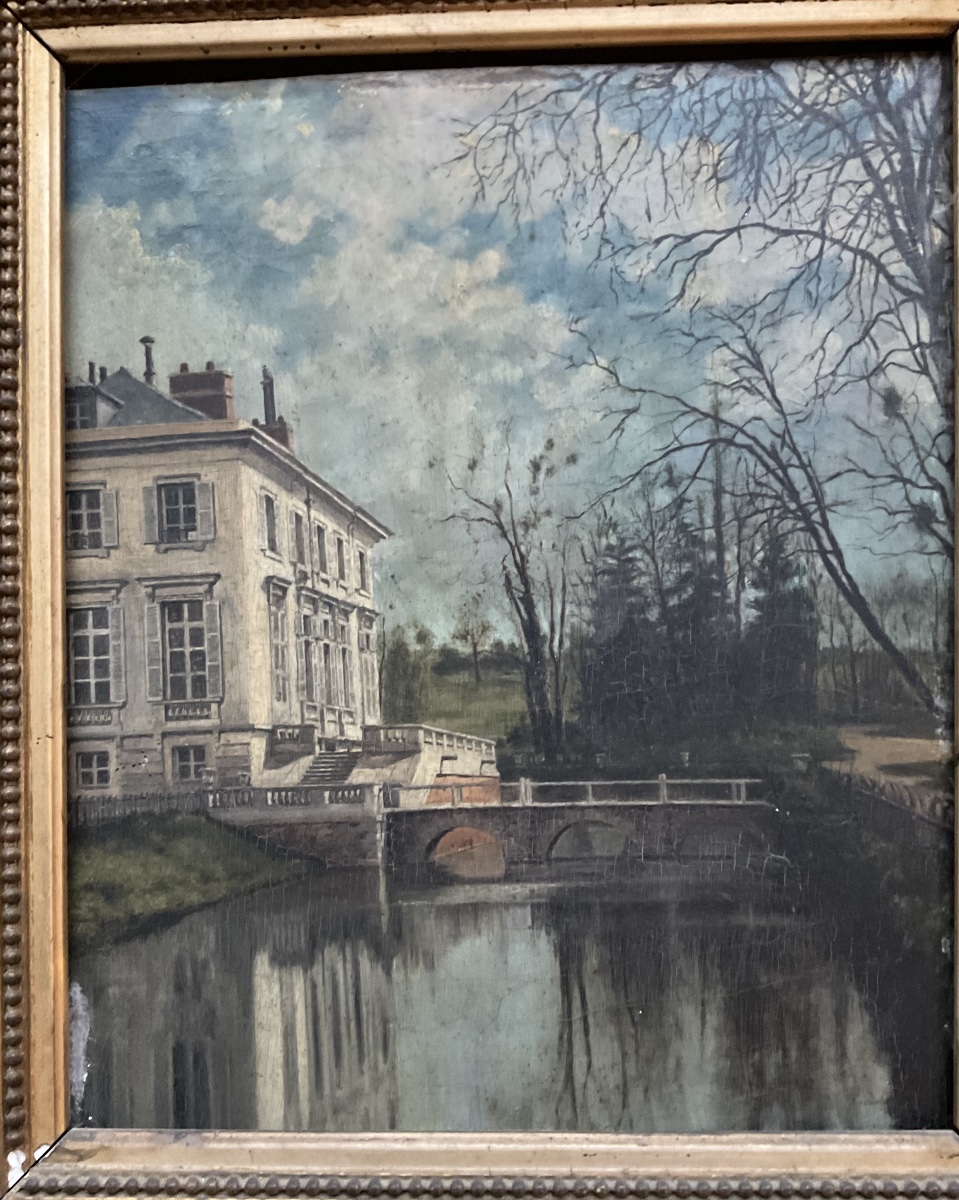 Brevannes Castle, 1885, Oil On Canvas-photo-2