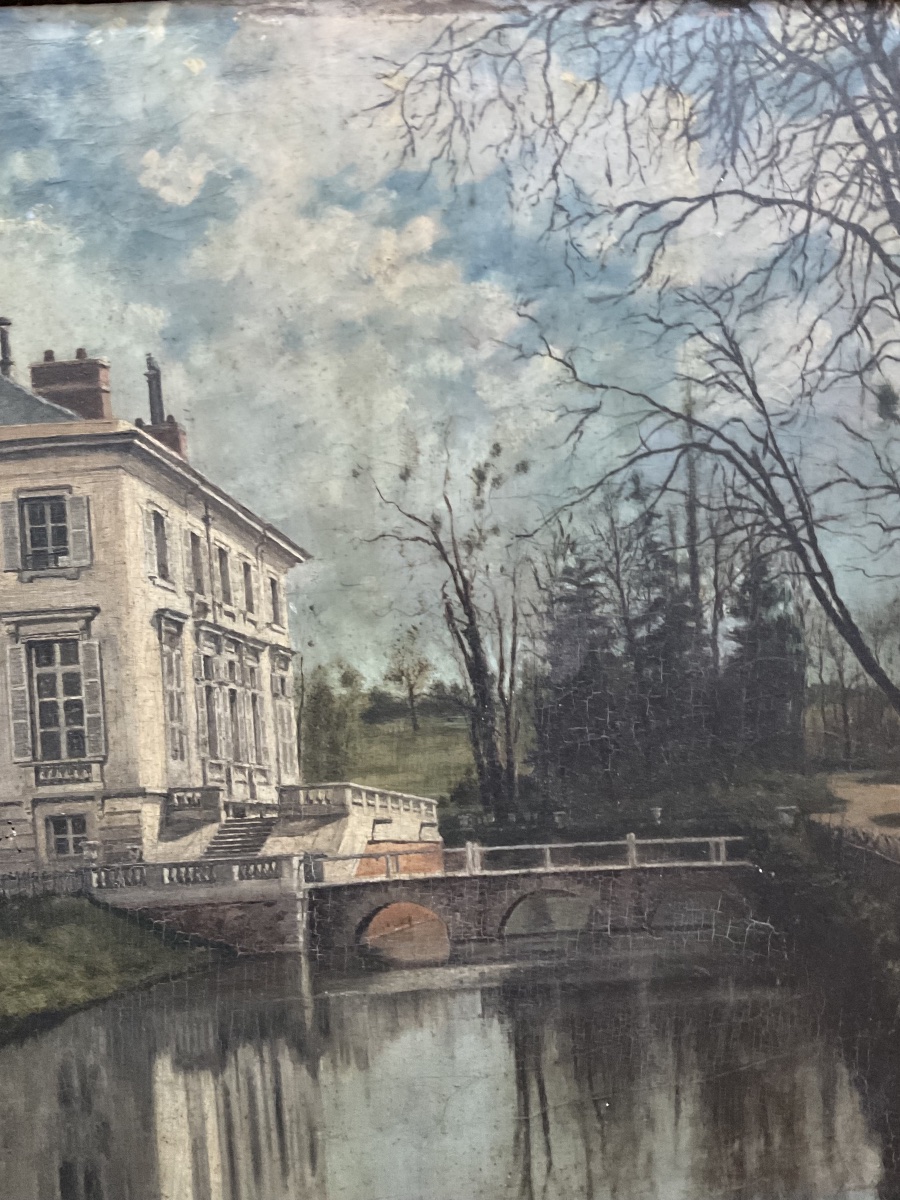 Brevannes Castle, 1885, Oil On Canvas-photo-3