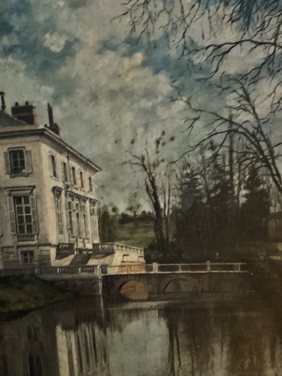 Brevannes Castle, 1885, Oil On Canvas-photo-4