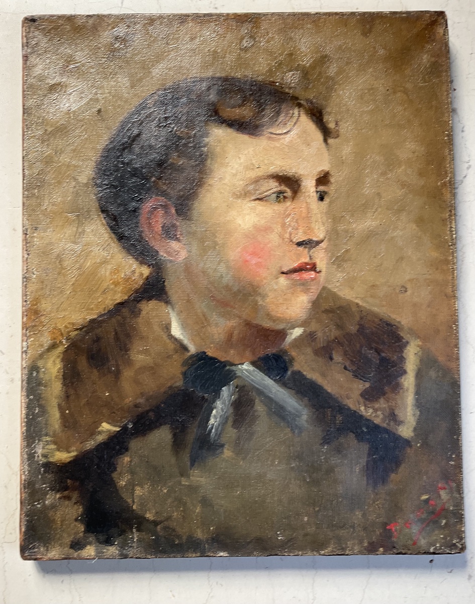 Oil Portrait On Canvas -photo-1